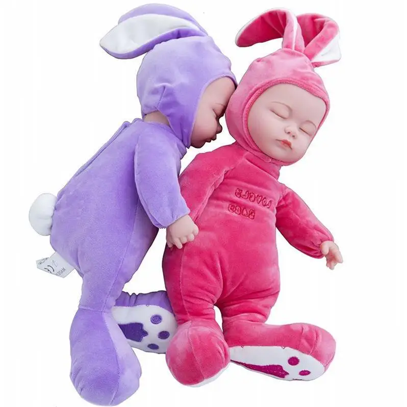 Кукла Детская Мягкая силиконовая Реалистичная 35 см