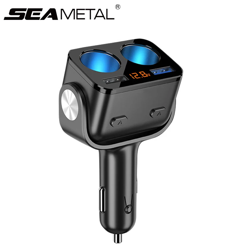 Двойной Разветвитель 12 В Автомобильная розетка Автомобильный USB QC3.0 Быстрая