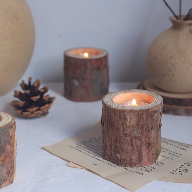 1 шт. деревянный подсвечник в виде ветки дерева | Дом и сад