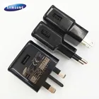 Оригинальное быстрое зарядное USB-устройство Samsung, адаптер для путешествий, 9 В, 1,67 А, быстрая зарядка, вилка для ЕС, США, Великобритании, для Galaxy S8, S9, S10 Plus, s10e, A70, A60, A50