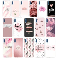61aa proverb phrase motto gift soft silicone tpu cover phone case for samsung galaxy a6 plus 2018 a7 2018 a9 star lite case