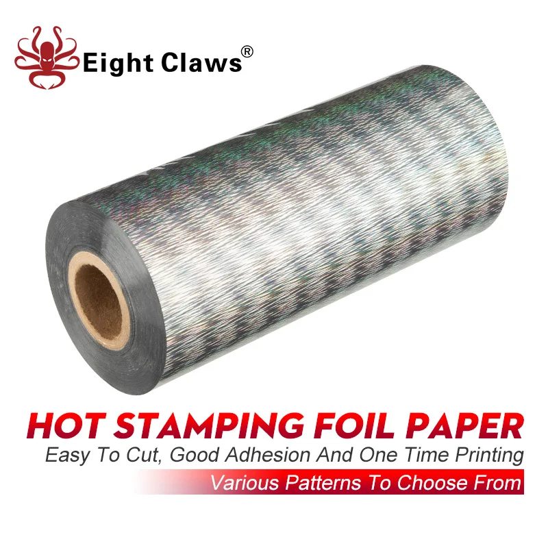 CROWN Best Seller Hot Stamping Foil Handwork DIY Fishing Lure Foil Jig Bait Holographic Paper Film Heat Transfer Foil