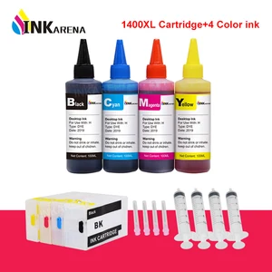 Картридж для принтера INKARENA PGI 1400XL + 4 картриджа по 100 мл для Canon PGI-1400 XL, MAXIFY MB2040, MB2140, MB2340, MB2740