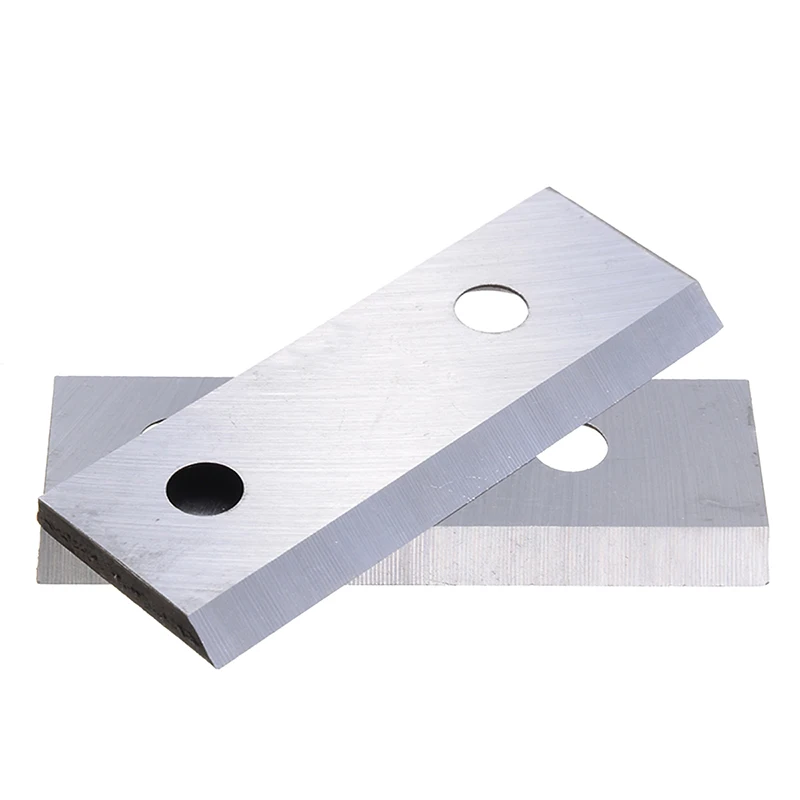 2pcs  8cm * 3cm Steel Chipper Blade Shredder Chipper Blades Cutter for Garden Wood Shredder Tools Replacement Accessories