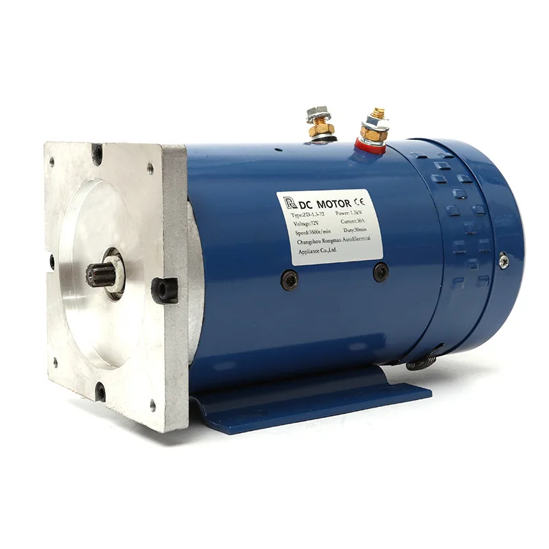 

60v 72v 1.3kW DC motor power unit motor copper wire movement oil pump motor