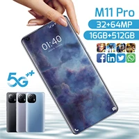 top sell new version 7 3 m11 pro 5g cellphone 16512gb 6800mah 32mp64mp mtk6889 10 core android 11 global version smartphones