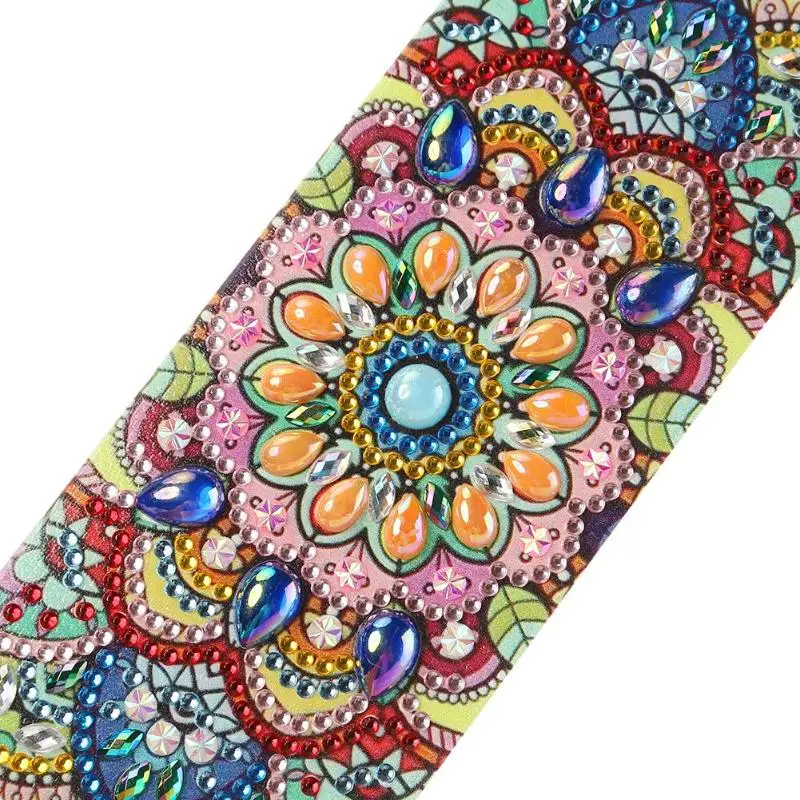 DIY Чехол карандаш особой формы алмазная живопись 2 сетки Мандала ювелирные