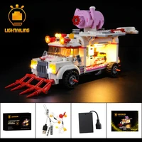 lightailing led light kit for 80009 pigsy%e2%80%99s food truck toy building blocks lighting set