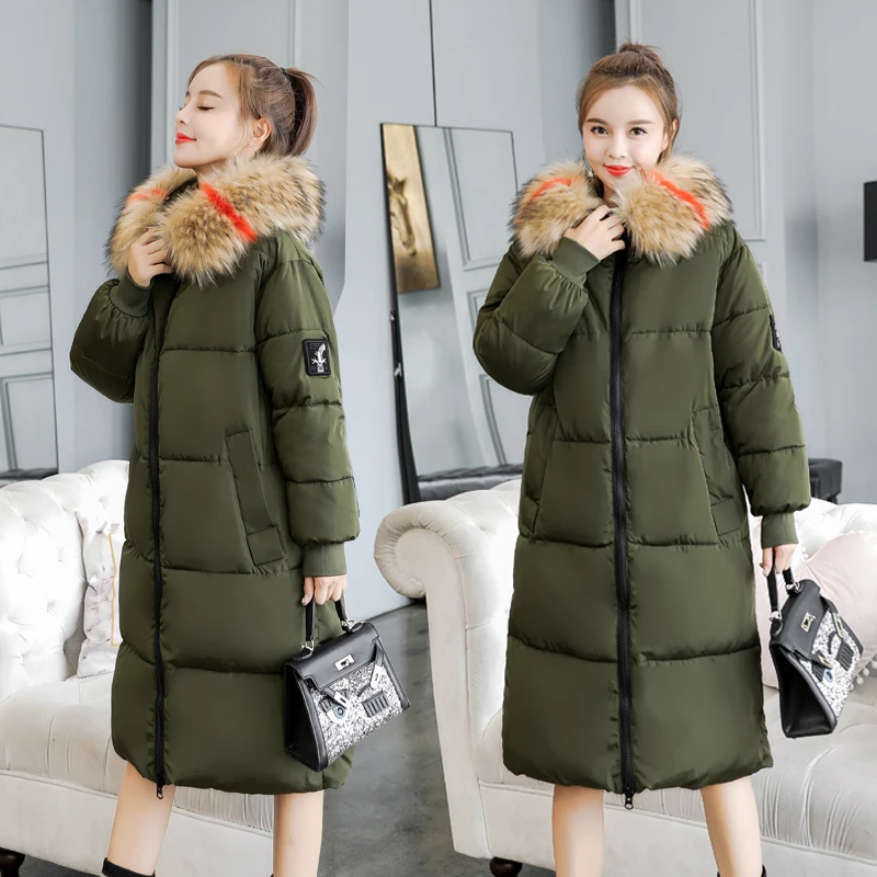 7XL, 6XL, большой размер, Женская парка, пальто, больше размера d, зимняя куртка для женщин, толстый мех, плюс, женское хлопковое пальто, 5XL, Теплая стеганая зимняя куртка