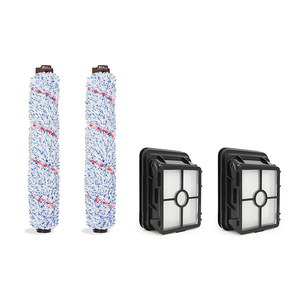 

4pcs Filters Roller Brushes Set for Bissell CrossWave. 1866 Vacuum Cleaner Accessories 1785