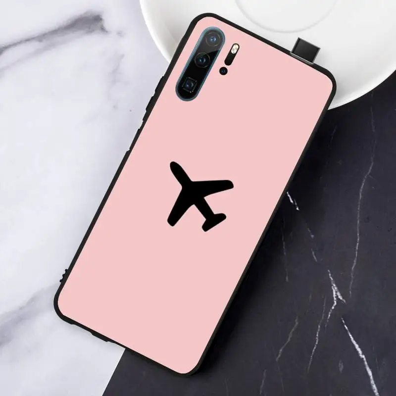 

Aircraft Airplane fly travel cloud Phone Case For Huawei honor Mate P 10 20 30 40 Pro 10i 9 10 20 8 x Lite