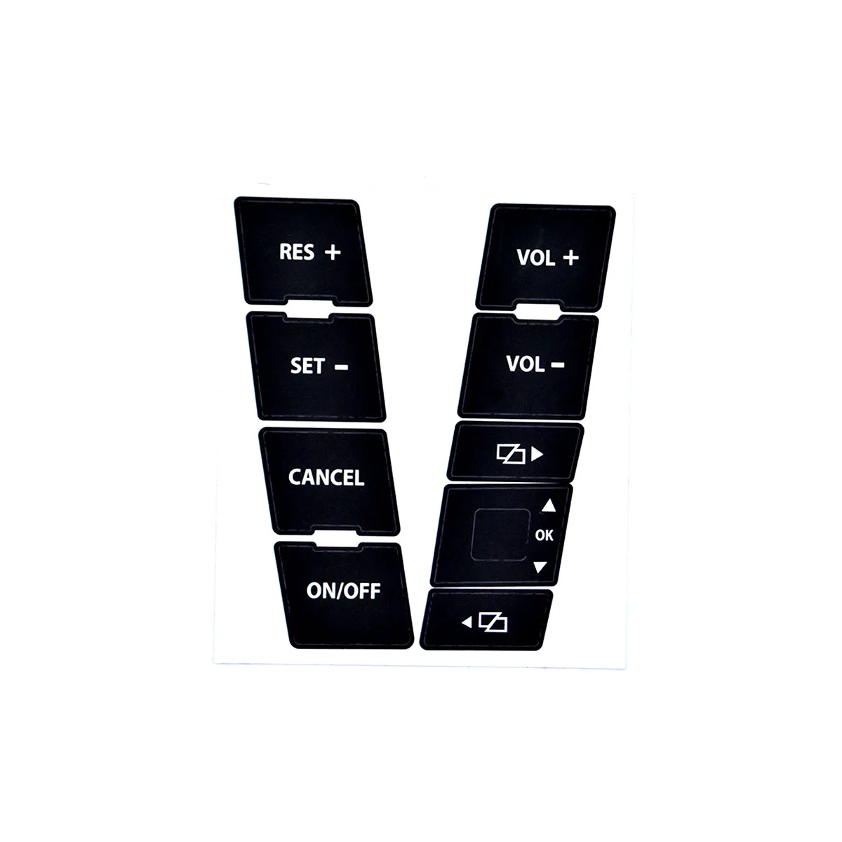 Наклейки на авто сменные наклейки руль окна фары климат переключатель потертая