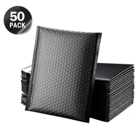 50pcslot foam envelope bags self seal mailers padded shipping envelopes with bubble mailing bag shipping packages bag blackg35