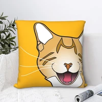 rey of happiness square pillowcase cushion cover funny home decorative polyester throw pillow case for car nordic 4545cm