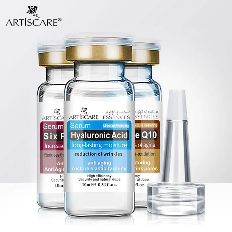 

ARTISCARE Hyaluronic Acid + Coenzyme Q10 + Six Peptides Serum 3PCS Anti Aging Wrinkle Face Essence Moisturizing Facial Skin Care