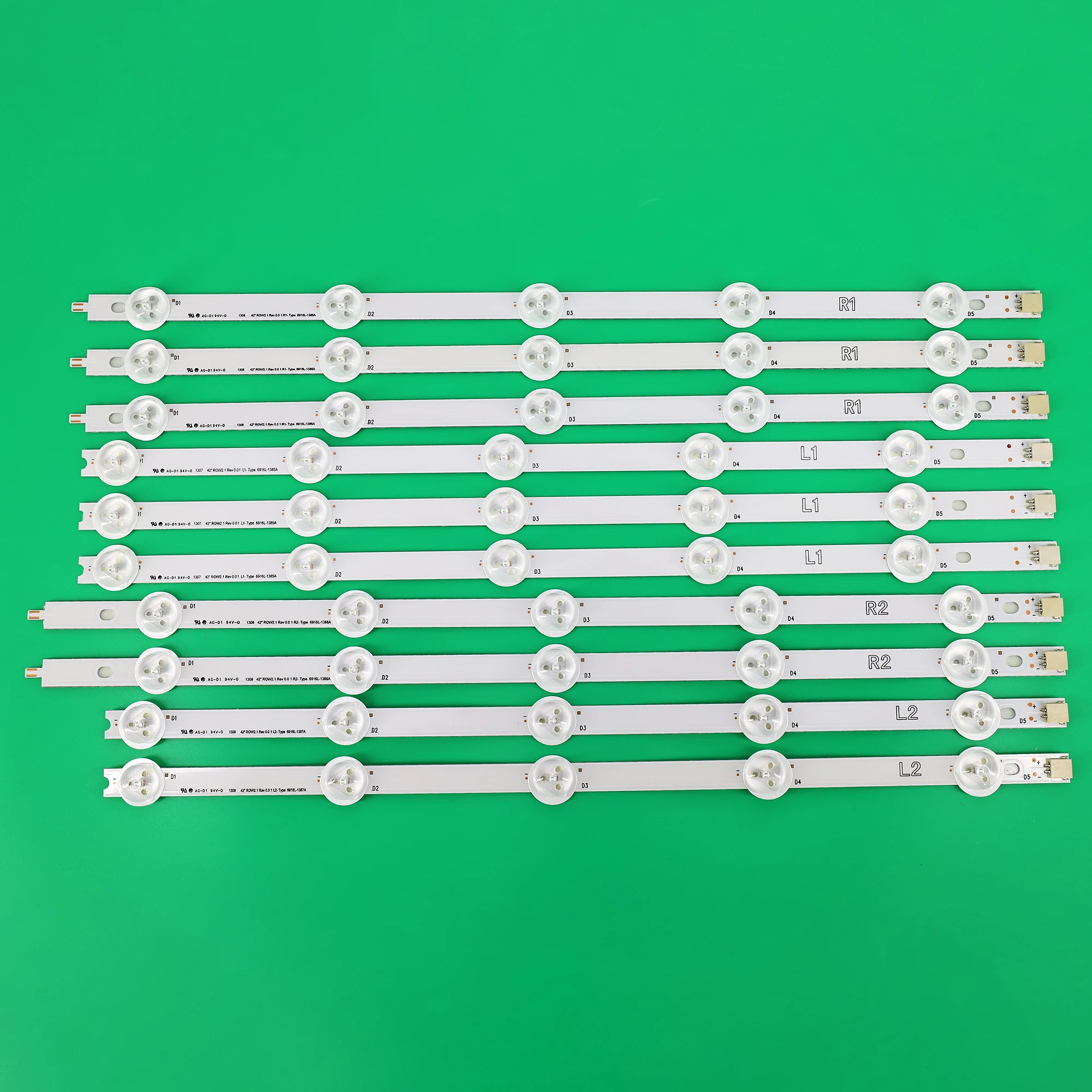 10 Pieces/lot New LED backlight bar for 42&quotROW2.1 REV0.0 6916L-1412A//1413A//1414A//1415A 6916L-1214A/1215A/1216A/1217A | Компьютеры и