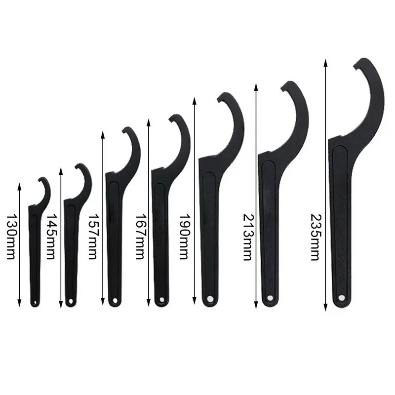 

22-72mm Wrench Spanner Tool Adjuster Motorcycle Bike Absorber Shock Spanner Pre Load Hook C Spanner Tool Set Universal Hand Tool