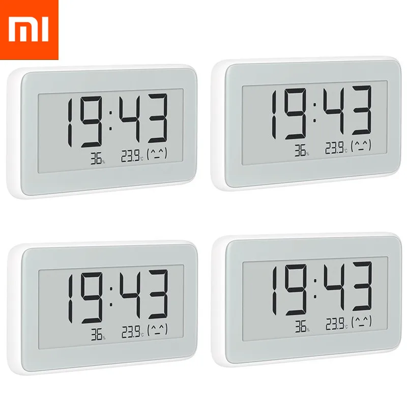 Беспроводные цифровые часы Xiaomi Mijia BT4.0 умные для помещения и улицы гидрометр