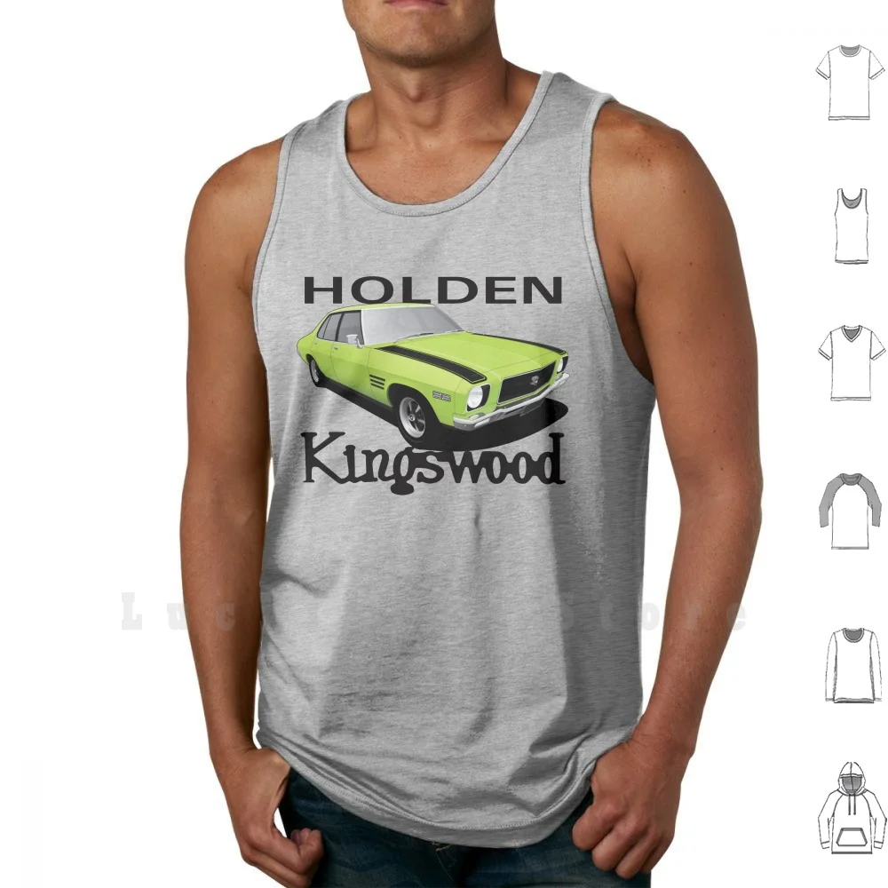 

Holden Kingswood Print Tank Tops Vest Sleeveless Initial D Initiald Hakone Jdm Rallye Rally Race Turnpike Nurburgring Japan