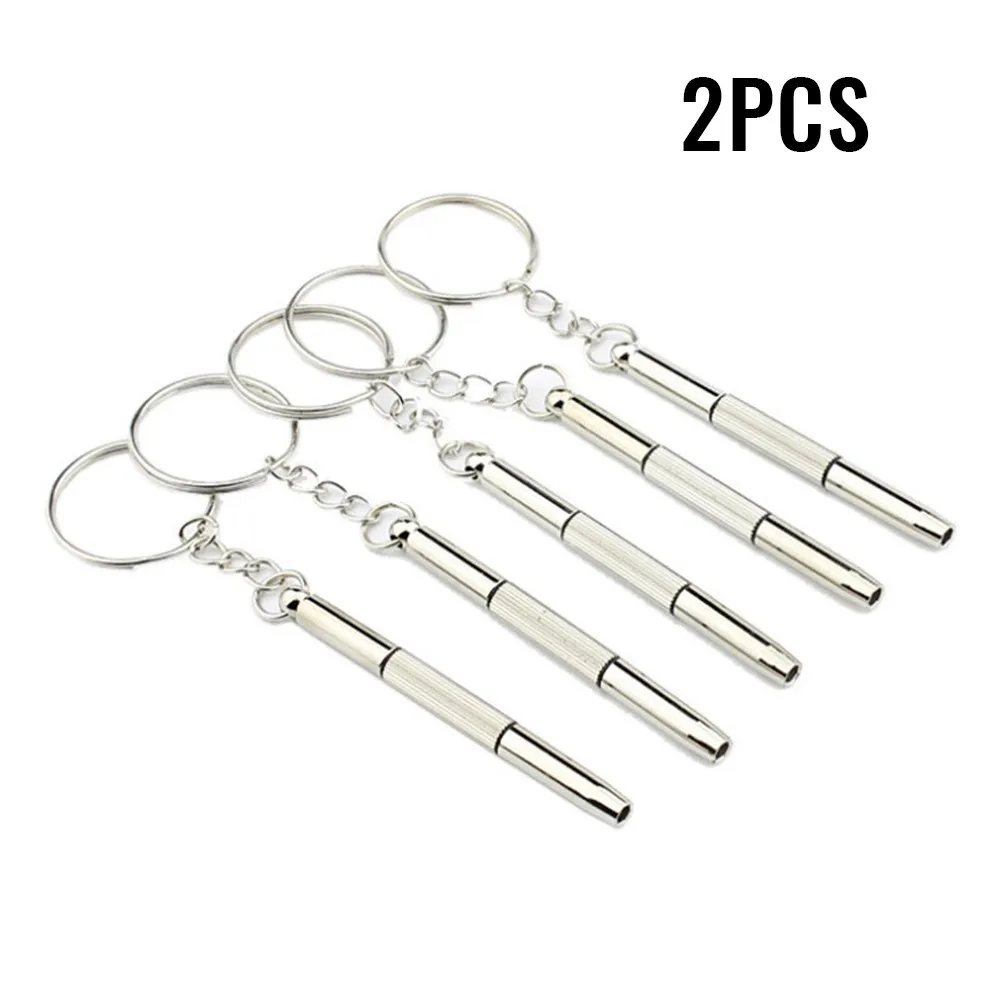 

3-in-1 Mini Precision Repair Screwdriver Multifunctional Portable Optical/Eyeglasses/Sunglasses/Jewelry/Watches With Key Chain