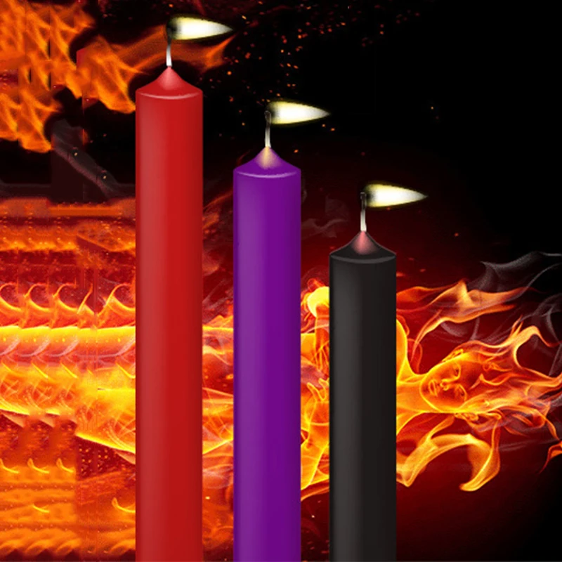 БДСМ капельные свечи SM низкотемпературная свеча боль и счастье без травм горения