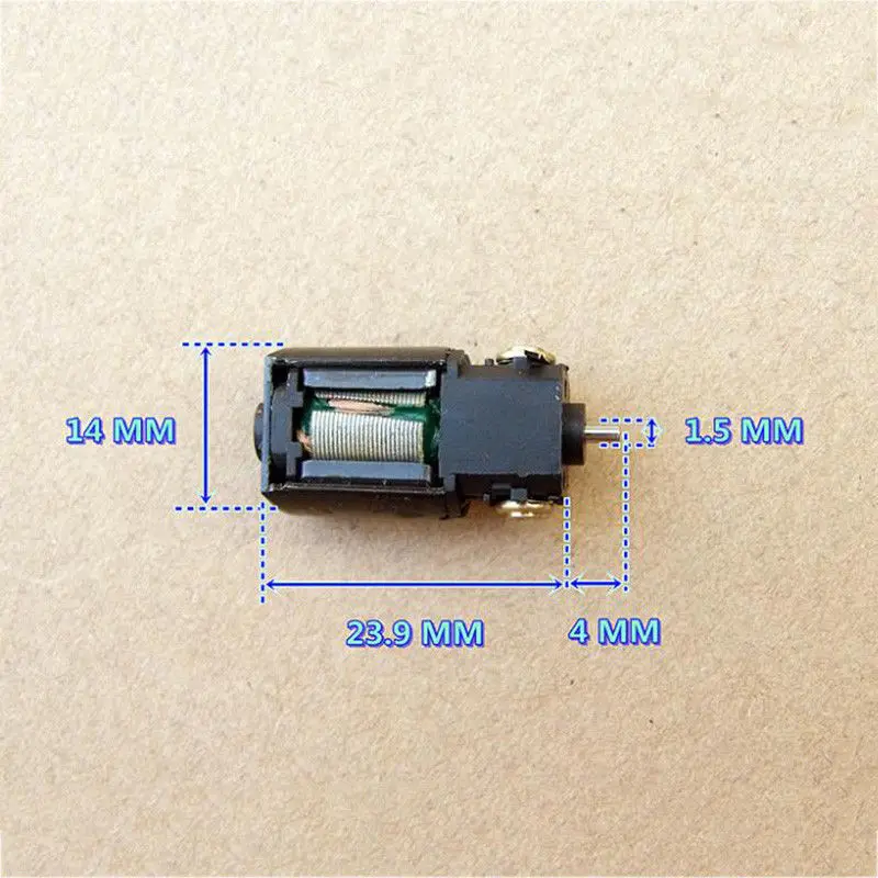 С источником питания от постоянного тока 6 V-12 V 21800 об/мин Micro Mini 5-контактный