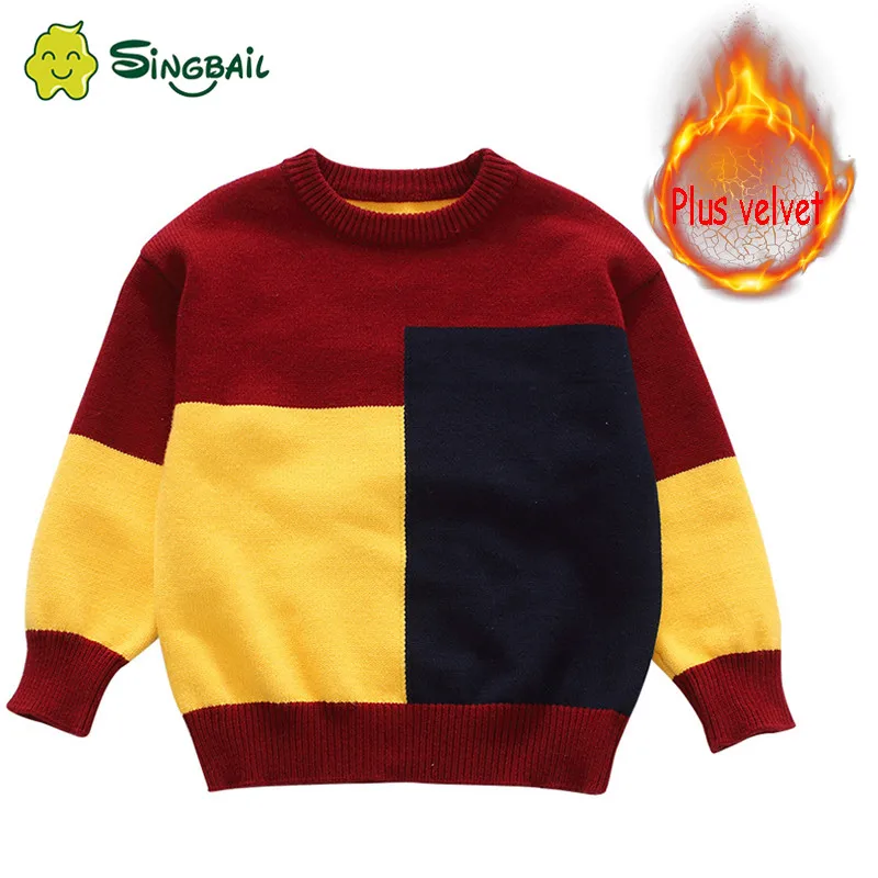 рождество свитер детский трикотаж свитера для подростков плюшевый дети детские