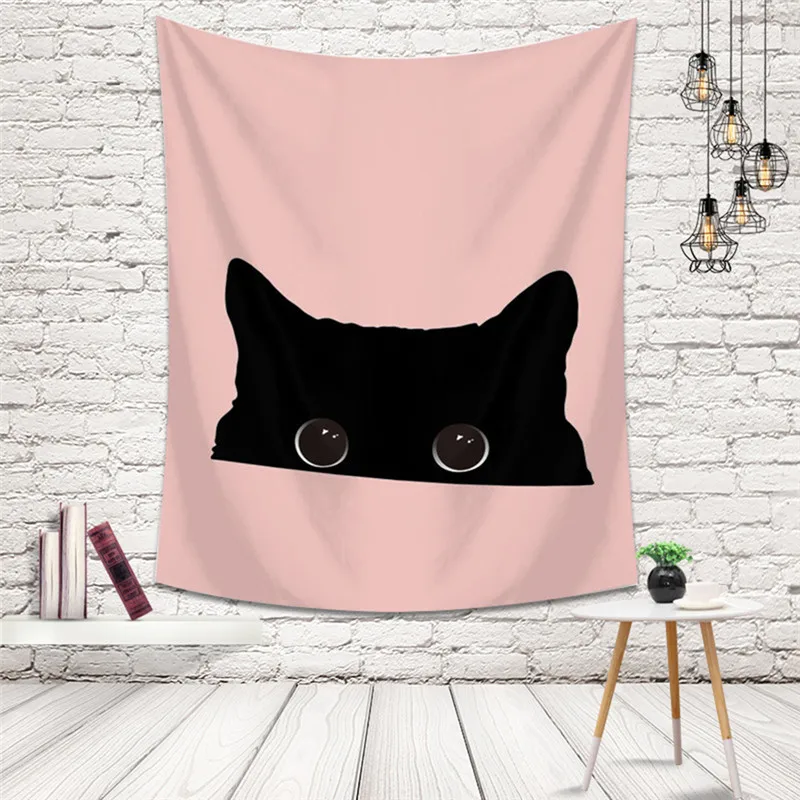 Одеяло с милыми кошками и собаками настенный гобелен спальни покрывало плед