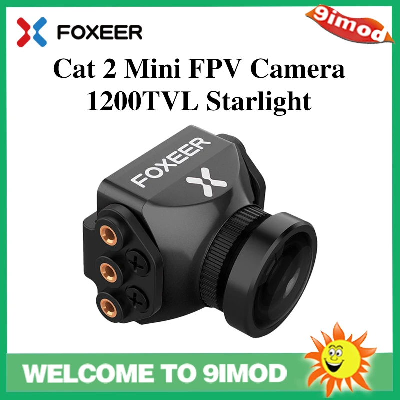 Foxeer Mini Cat 2 1200TVL Starlight 0.0001Lux FPV камера с низкой задержкой и низким уровнем шума для RC