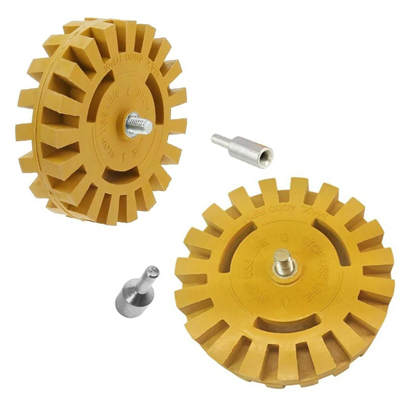 

1 4 Inch Rubber Pneumatic Degumming Wheel Rubber Grinding Tire Polishing Tool