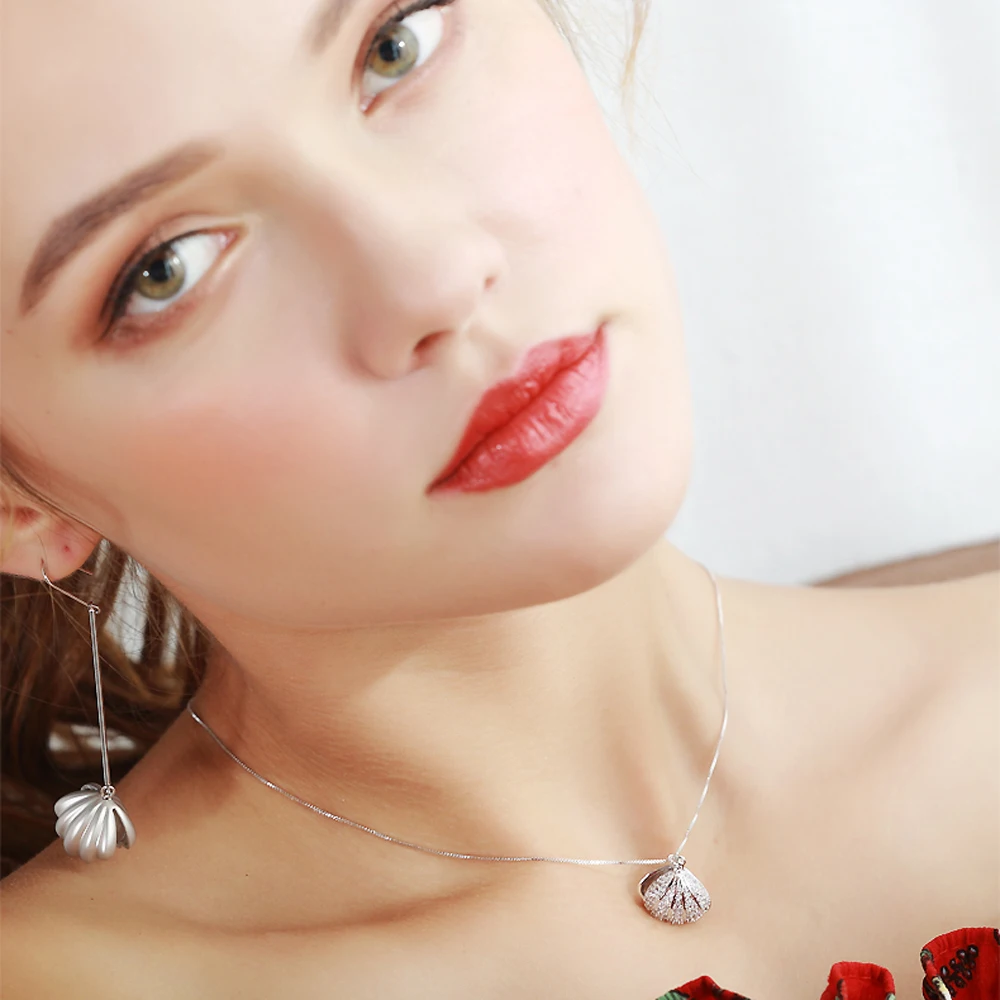 SINLEERY элегантное жемчужное ожерелье с подвеской Серебряная цепочка Ожерелье