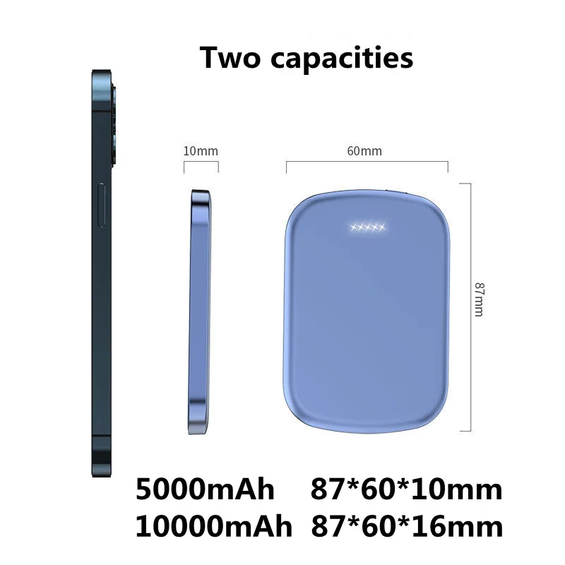 magnetic power bank 10000mah external battery pd20w fast charging for apple iphone 13 huawei xiaomi samsung 15w wireless charger free global shipping
