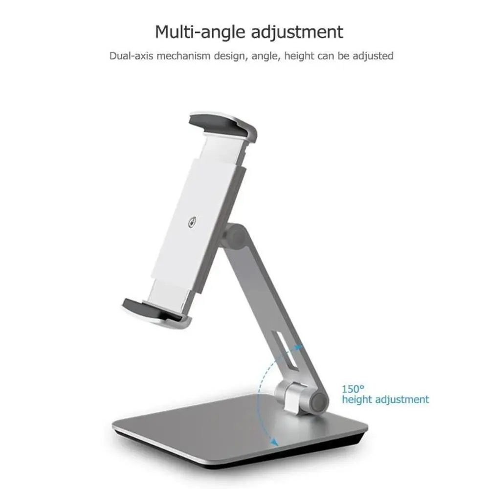 Регулируемый Настольный держатель из алюминиевого сплава для 7-1" планшетного смартфона складной держатель для планшета кронштейн