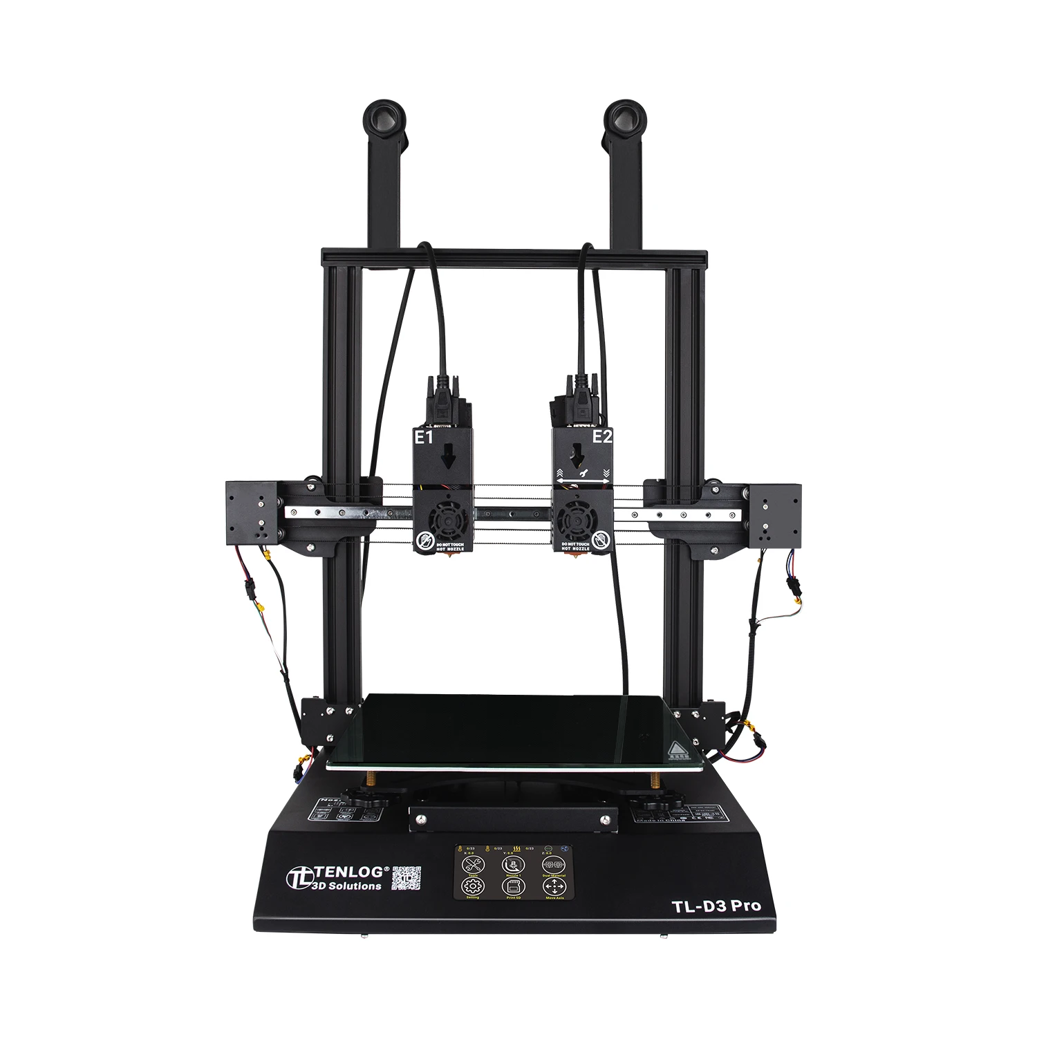 3D-принтер TENLOG TL-D3 PRO 7 шт. TMC2209 Независимый двойной экструдер 300 градусов высокая