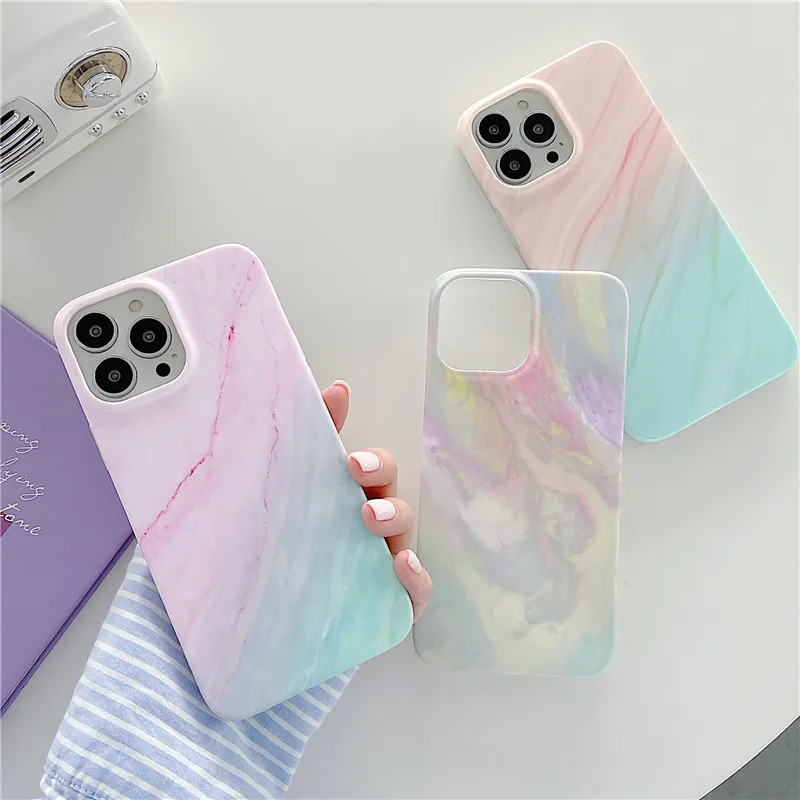 

Vintage Marble Phone Case For iPhone 13 13Pro 12 12Pro 11 Pro Max X XR XS Max 7 8 Plus Luxury Fundas Soft IMD Back Cover Capa