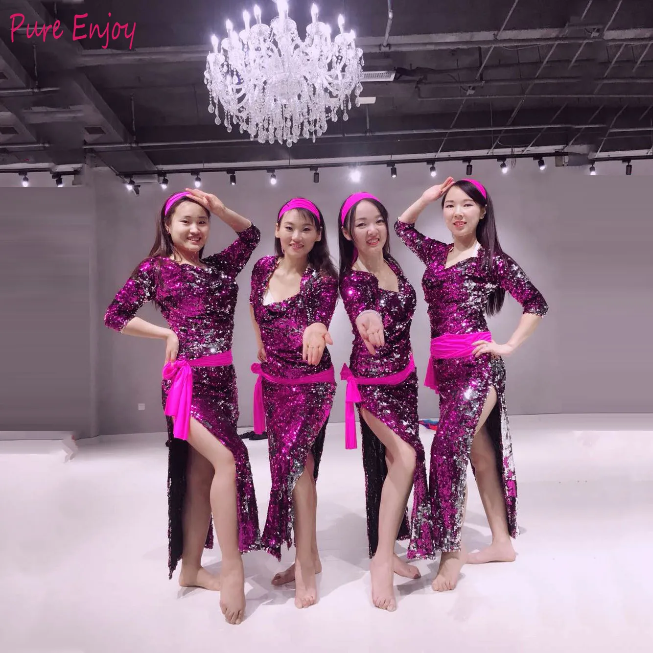 Женский костюм для танца живота наряд выступлений Индивидуальный размер|Танец