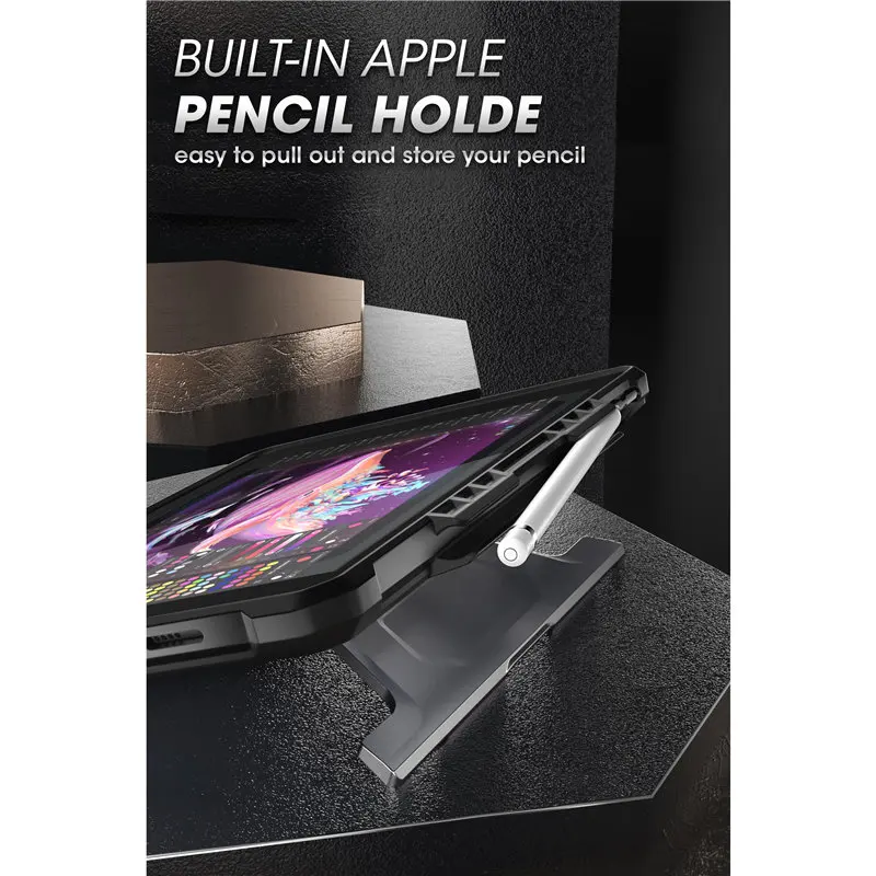 SUPCASE для iPad 10,2 чехол(), для iPad Air 3 Чехол 10," UB тонкий резиновый чехол со встроенным Apple Pencil Holder& kickstand