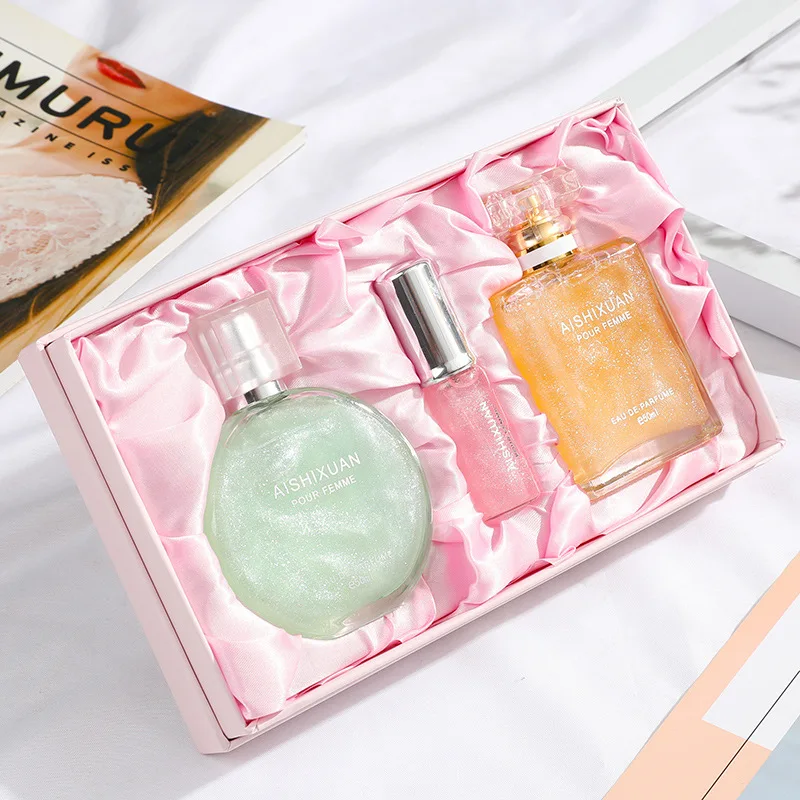 Enchanteur Xuan подарочный набор зыбучий песок золото Женский парфюм поддерживающий