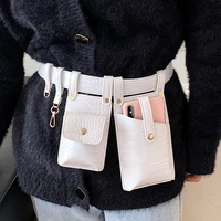 female fashion stone pattern belt bags designer chest crossbody bag for girls purse high quality women bags luxury brand sac new