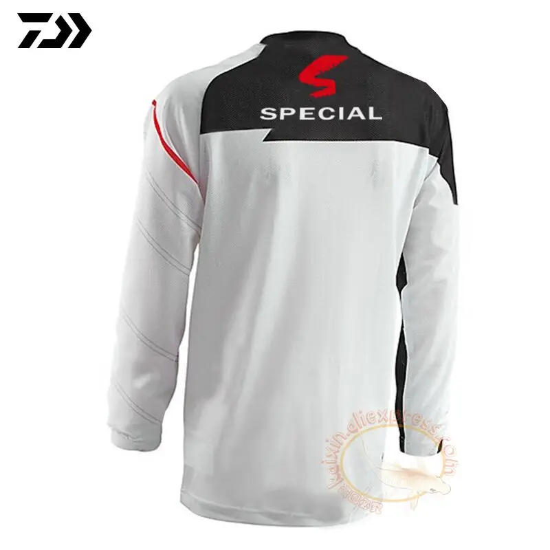 

DAIWA Brand Fishing Clothes 2021 New Daiwa Fishing Shirt Thin Breathable Hygroscopicity Quick Dry Anti-UV Fishing Clothing DAIWA
