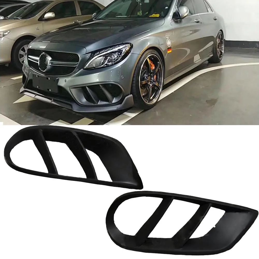 Передний бампер Крышка вентиляционного отверстия отделка для Mercedes Benz W205 C43 AMG C180