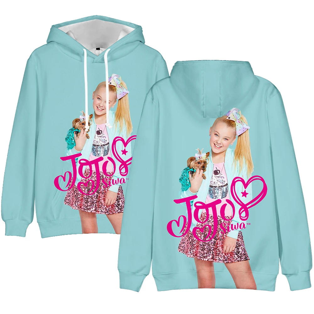 

2021 New Autumn JOJO SIWA 3D Hoodies Men Women Sweatshirts Kids Pullovers Fashion Hip Hop Hoody Boys Girls Casual Tracksuits
