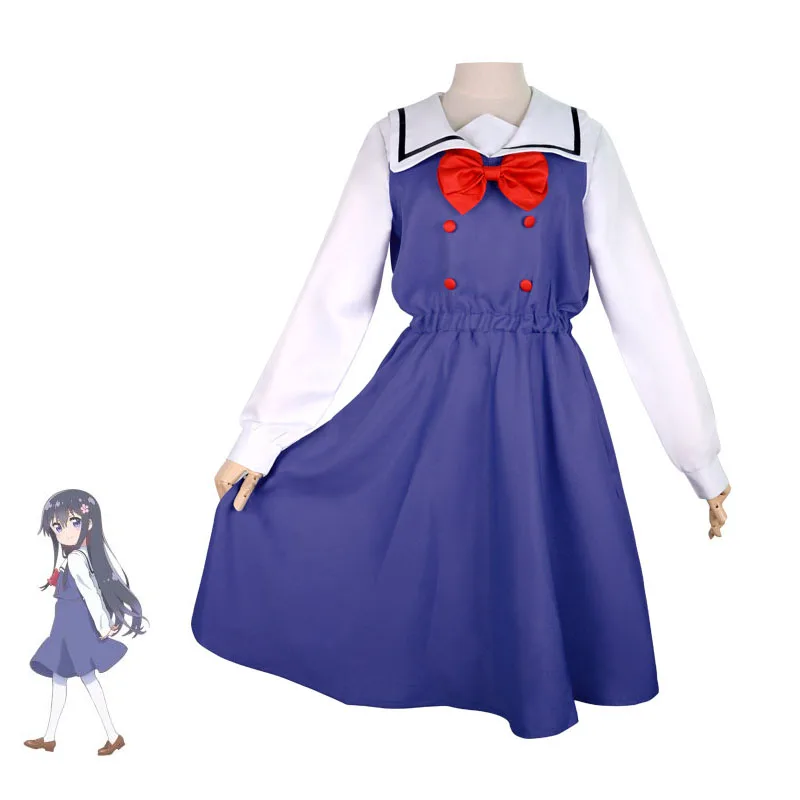 

Wataten! An Angel Flew Down to Me Shirosaki Hana Cosplay Costumes Hoshino Hinata Himesaka Noa Dress Sailor Suit School Uniform