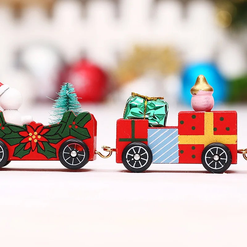 Рождественское украшение полярный Экспресс поезд Рождественский деревянные