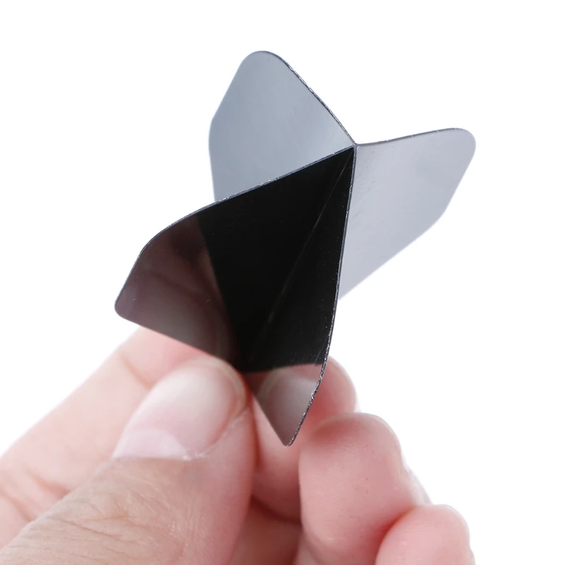 

30 Pcs High Quality Simple Pure Black PET Dart Flights