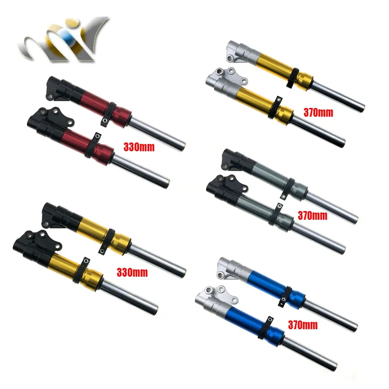 

For Motorcycle Scooter JOG50 JOG90 RS100 ZR 3KJ disc brakes Modified front suspension Front shock Absorber JOG 50 90 330M 370M