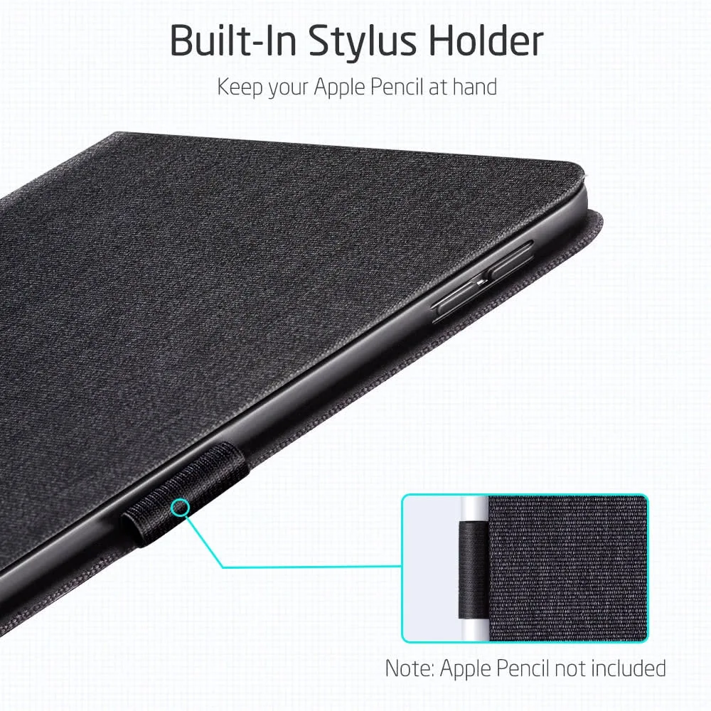 Чехол ESR для iPad Pro 12 9/11 2020 2018 11/10.5 7th/Mini 1 2 3 4 5/iPad Air ткань Оксфорд PU кожаный смарт