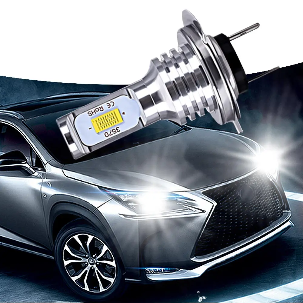 

1pc Car LED CSP H1 H3 H4 H7 H8 H11 9005 9006 Turn Signal Day Light Auto Floodlights Headlight Bulbs Fog Light Signal Light 12V