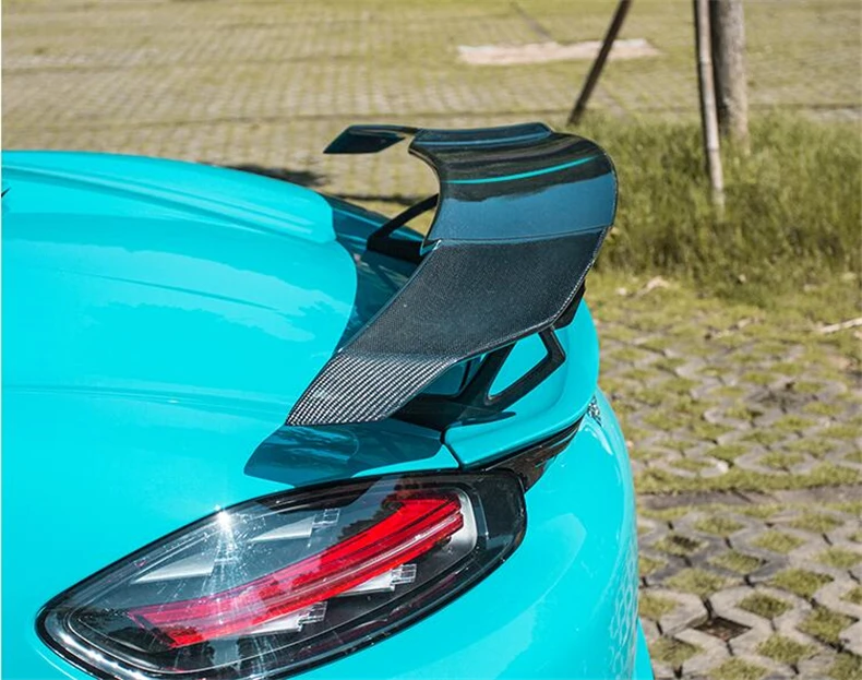 Спойлер из углеродного волокна для Porsche 911 981 718 918 Carrera Cayman Boxster 2006 2020