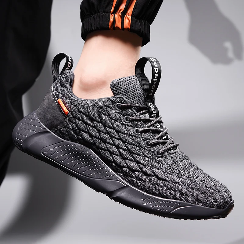 Мужские кроссовки с дышащей сеткой PULOMIES повседневная спортивная обувь на
